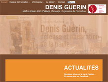 Tablet Screenshot of dguerin.com